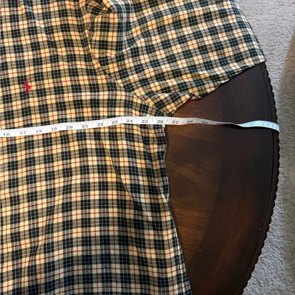 Ralph Lauren Classic Fit long slv button down Ylw Black & Red Plaid shirt Sz XL - Picture 6 of 8